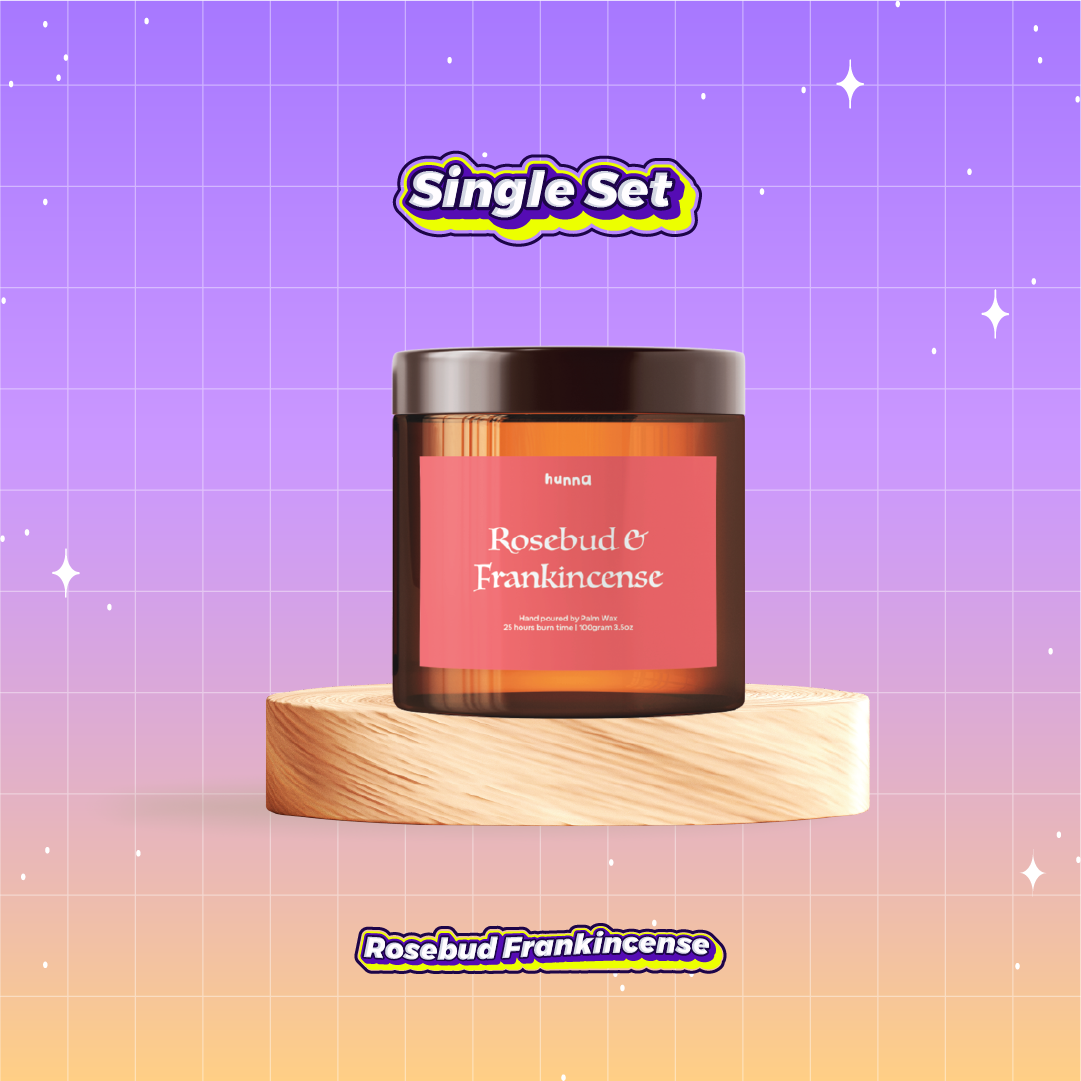 HUNNA Scented Candle Amber Jar