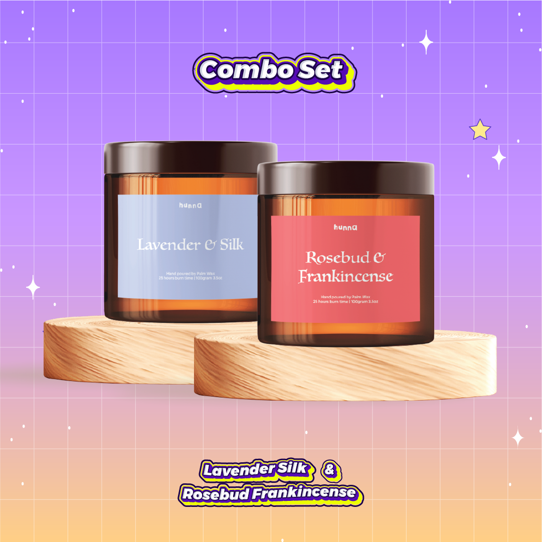 HUNNA Scented Candle Amber Jar
