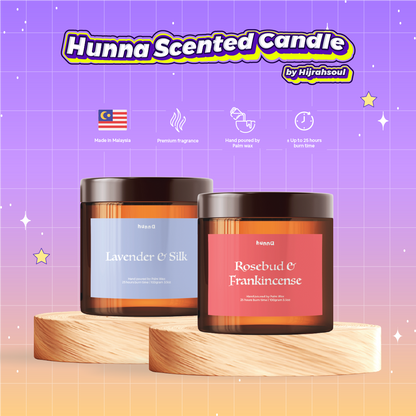 HUNNA Scented Candle Amber Jar