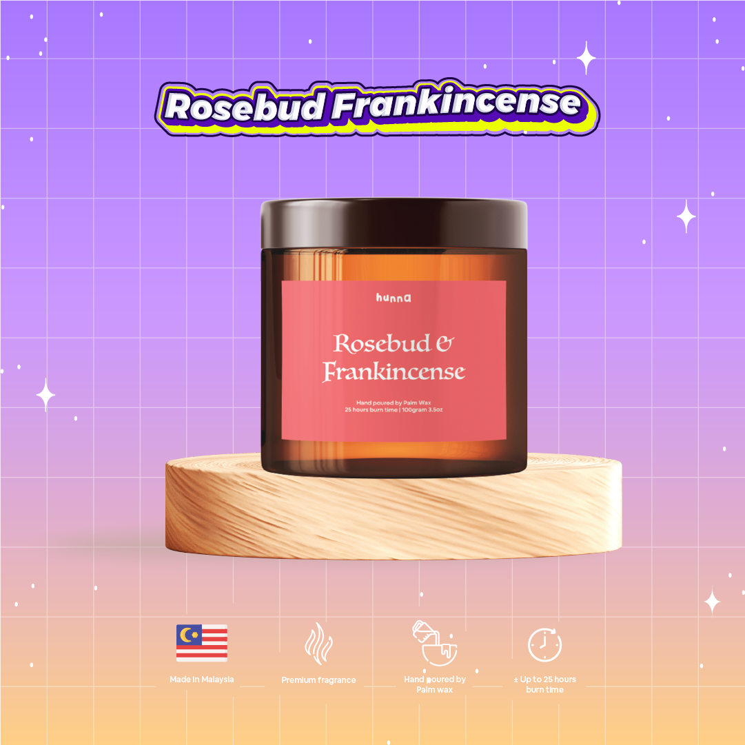 HUNNA Scented Candle Amber Jar
